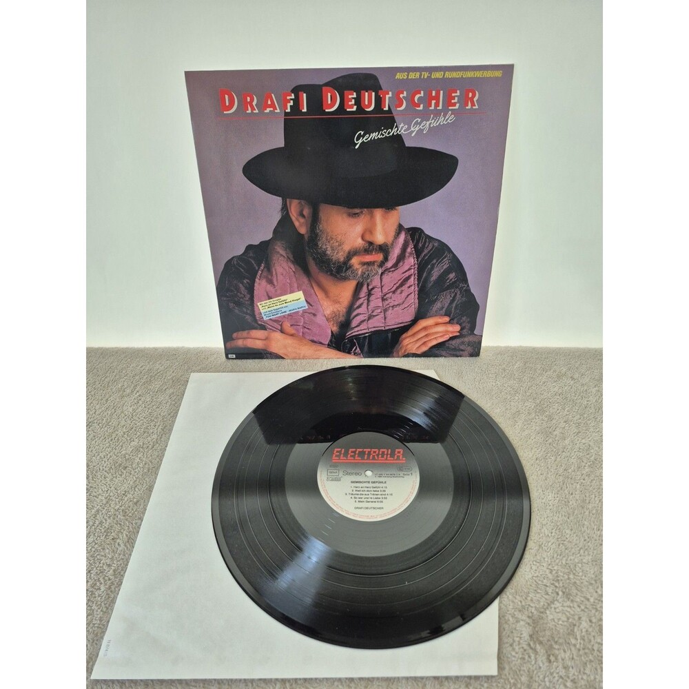 Drafi Deutscher - Gemischte Gefühle (1986 Vinyl Record LP) Import